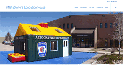 Desktop Screenshot of inflatablefireeducationhouse.com