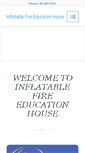 Mobile Screenshot of inflatablefireeducationhouse.com